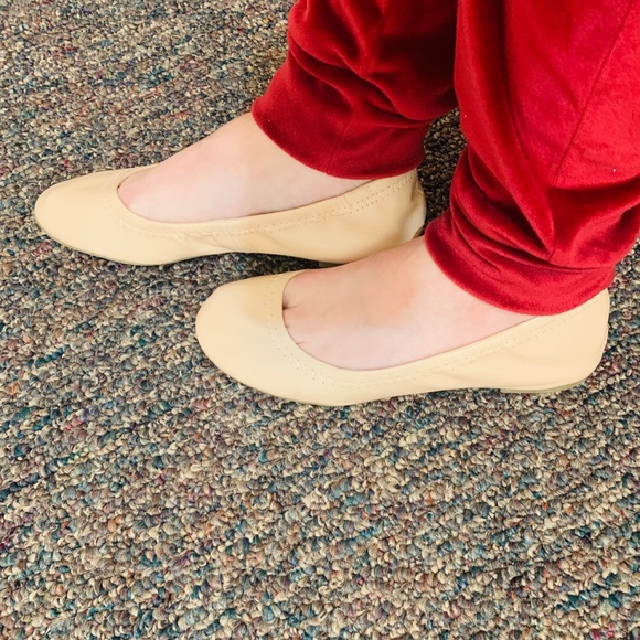 Pale pink flats, memory foam size 7 - Picture 3 of 6